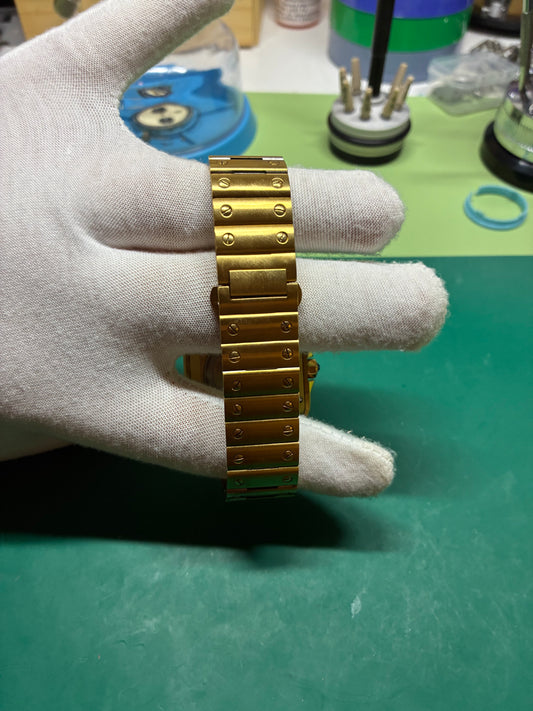 Midnight Bear Watch Co. Gold Tone Tank Automatic Watch Japan Movt